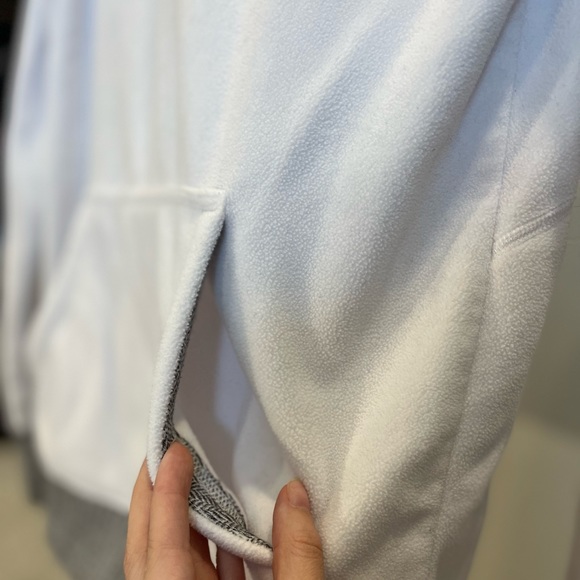 Lululemon Runaway Fleece Hoodie | Size 6 | Herringbone White/Grey GREAT Quality - Picture 7 of 8